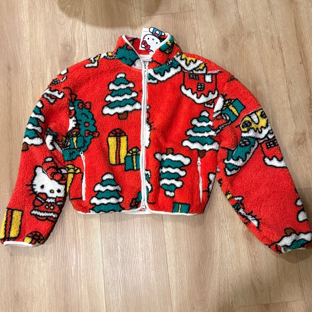 Hello Kitty Holiday Zip Jacket